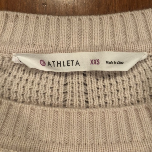 Athleta Habitat Wool Cashmere Oversized Pink Sweater Size XXS - Picture 6 of 11